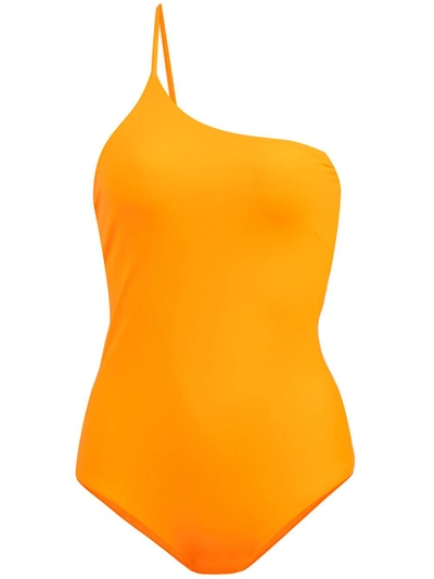 Shop Alix Single Strap Swimsuit - Yellow & Orange