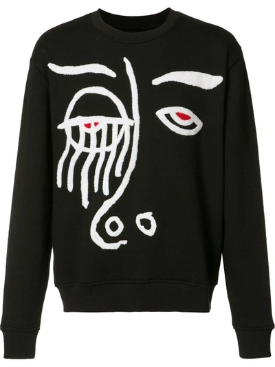 Shop Haculla Abstract Face Print Sweatshirt