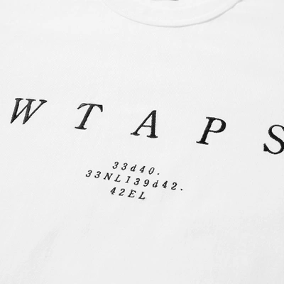 Shop Wtaps Long Sleeve Design System Tee In White