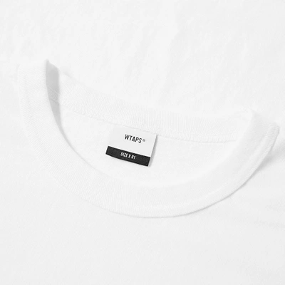 Shop Wtaps Long Sleeve Design System Tee In White