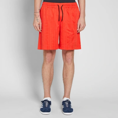 Shop Adidas Originals By Alexander Wang Soccer Short In Red