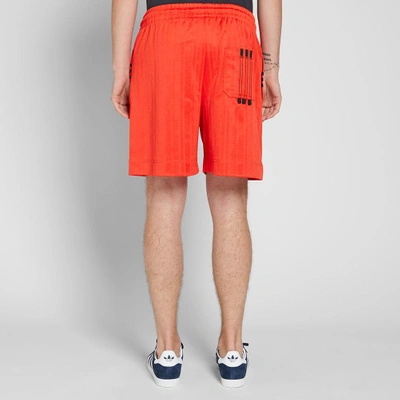 Shop Adidas Originals By Alexander Wang Soccer Short In Red