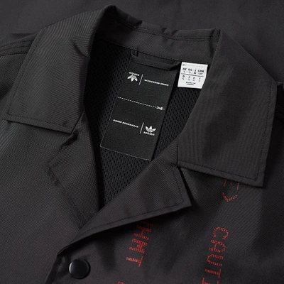 Shop Adidas Originals By Alexander Wang Coach Jacket In Black