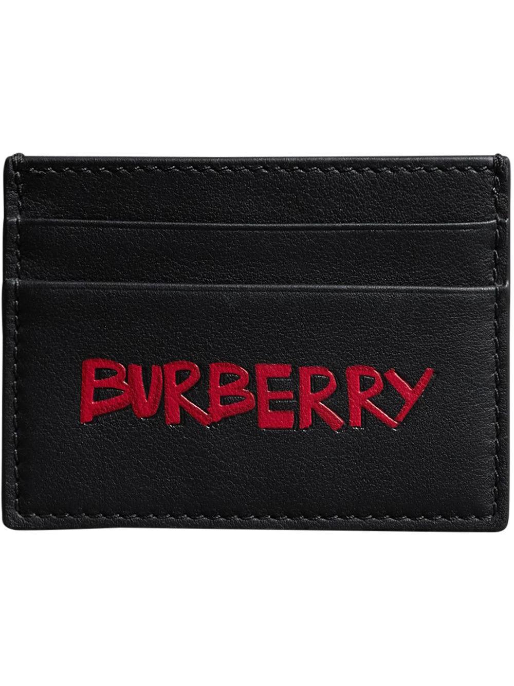 burberry graffiti card holder