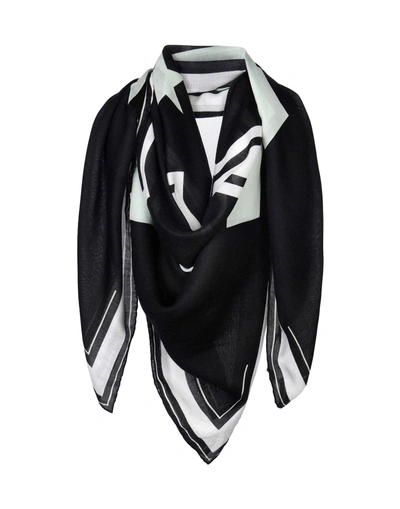 Shop Givenchy Square Scarf In Black
