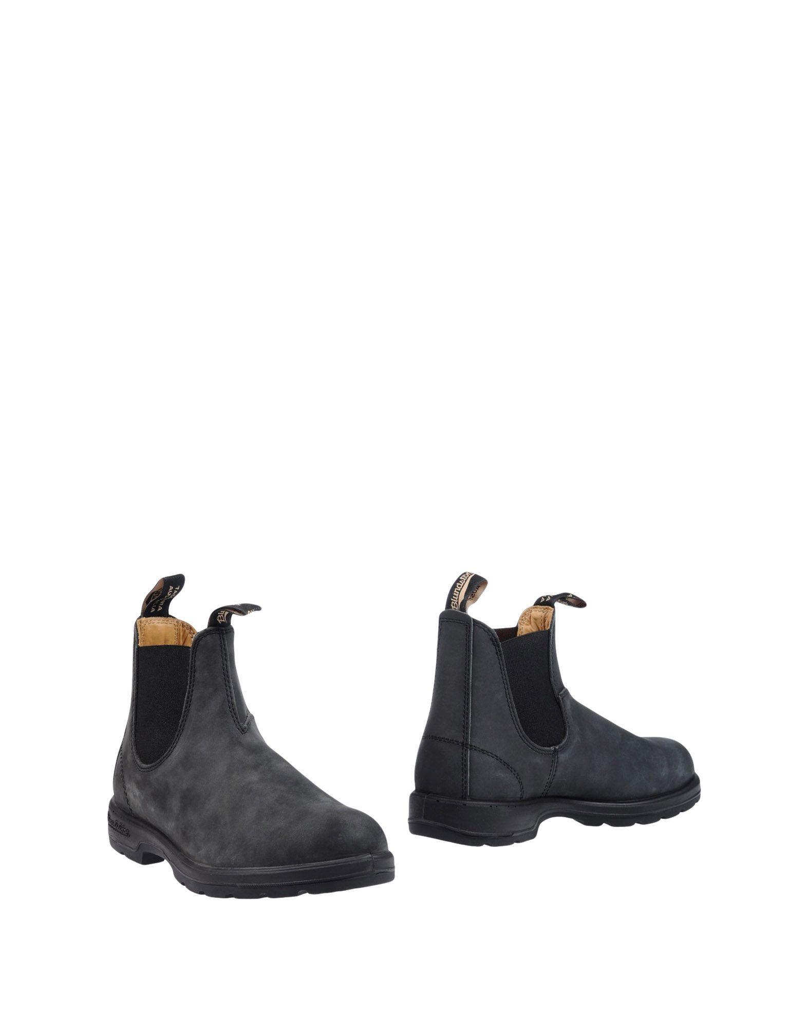 blundstone black blue
