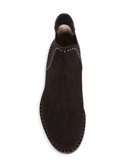 Shop Jimmy Choo Merril Chelsea Boots In Black Silver