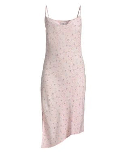 Shop Ag Gia Floral Slip Dress In Prism Pink