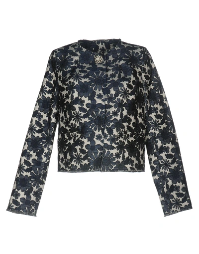 Liu •jo Sartorial Jacket In Dark Blue