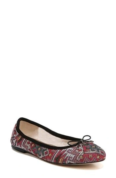 Shop Sam Edelman 'felicia' Flat In Red Multi Print