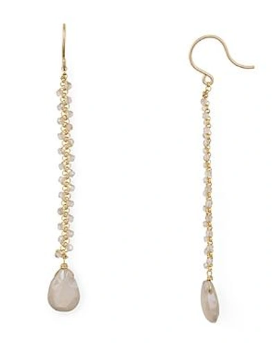 Shop Dana Kellin Linear Teardrop Drop Earrings In Gold