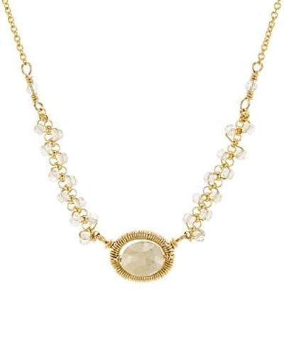 Shop Dana Kellin Beaded Pendant Necklace, 16 In Gold