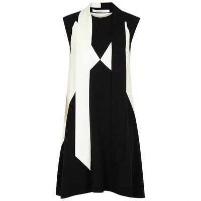 Shop Givenchy Monochrome A-line Dress In Black And White