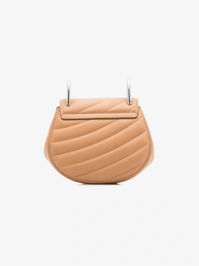 Shop Chloé Drew Bijou Mini Leather Bag In Pink