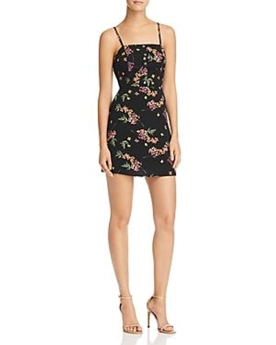 Shop Lost And Wander Mambo No. 5 Mini Dress In Black Floral