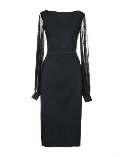 Shop Chiara Boni La Petite Robe Midi Dress In Black