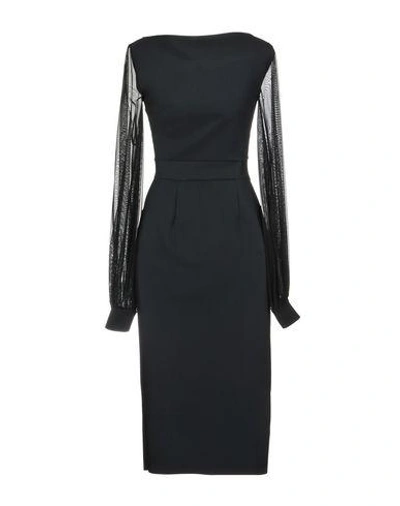 Shop Chiara Boni La Petite Robe Midi Dress In Black