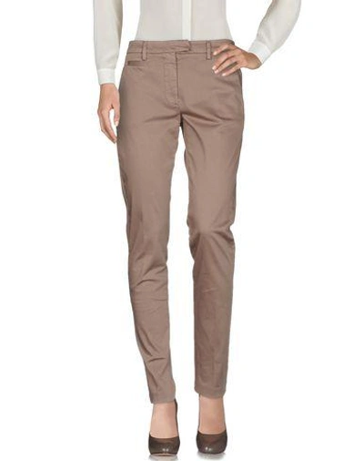 Shop Dondup Casual Pants In Light Brown