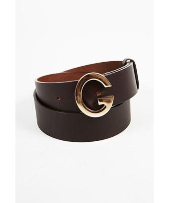gucci dark brown belt