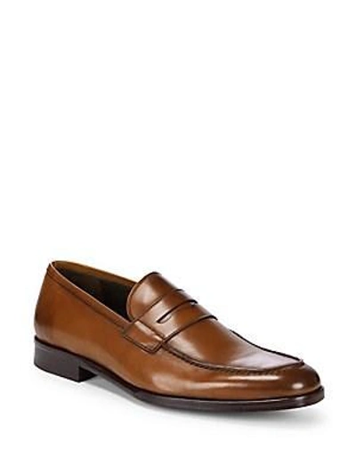Shop To Boot New York Pieter Leather Loafers In Tan