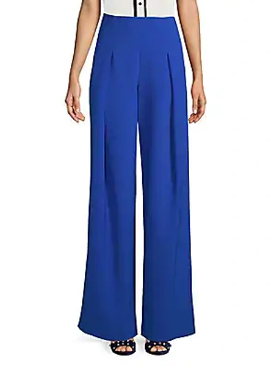 Shop Sachin & Babi High-rise Wide-leg Pants In Royal Blue