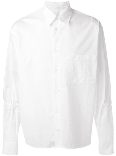 Shop Marni Elasticated Detail Shirt - White