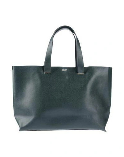 Shop Giorgio Armani Handbag In Dark Green