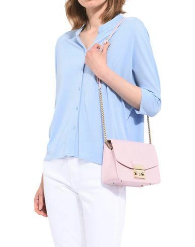 Shop Furla Cross-body Bags In Pink