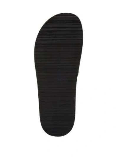 Shop Calvin Klein Mackee Slip-on Slides In Dark Navy