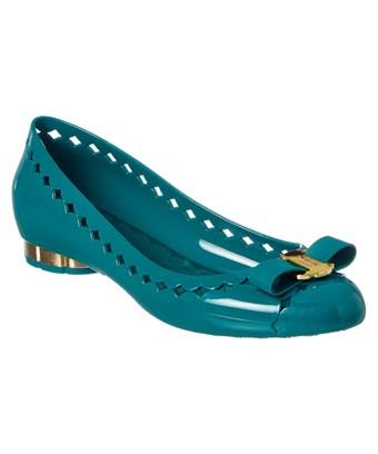 jelly ballet flat ferragamo