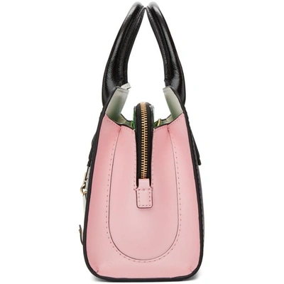 Shop Marc Jacobs Black And Pink Little Big Shot Bag In 978 Blk/pin