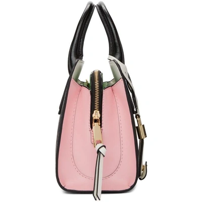 Shop Marc Jacobs Black And Pink Little Big Shot Bag In 978 Blk/pin