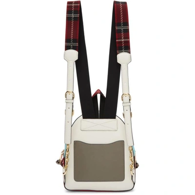 Shop Marc Jacobs White & Blue 'the Pack Shot' Backpack