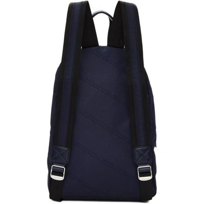 Shop Marc Jacobs Navy Medium Backpack In 415 Midnigh