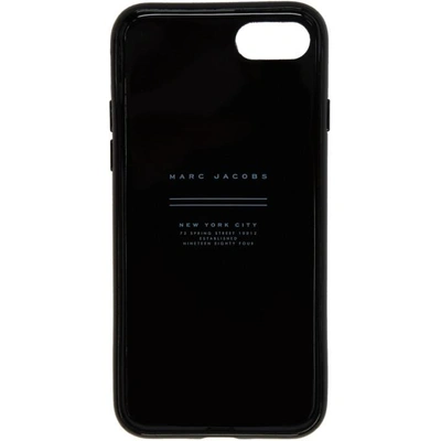 Shop Marc Jacobs Black And White Playboy Iphone 8 Case In 002 Black