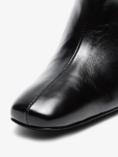 Shop Dorateymur Black Sybil 90 Leather Boots