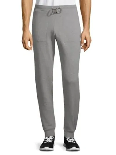 Shop Versace Jogger Pants In Grey
