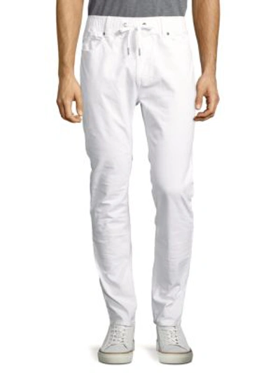 Shop Civil Society Regular-fit Stretch Trousers In White