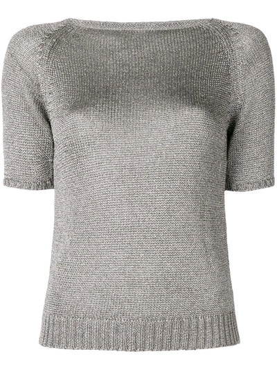 Shop Charlott Fitted Silhouette Knitted Top