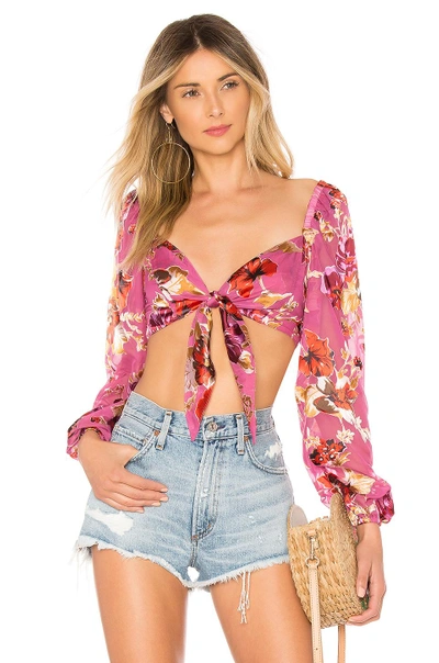 Shop Ale By Alessandra X Revolve Carmela Blouse In Pink