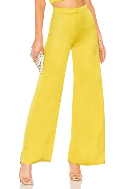 Shop Lovers & Friends Viv Pant In Chartreuse Green