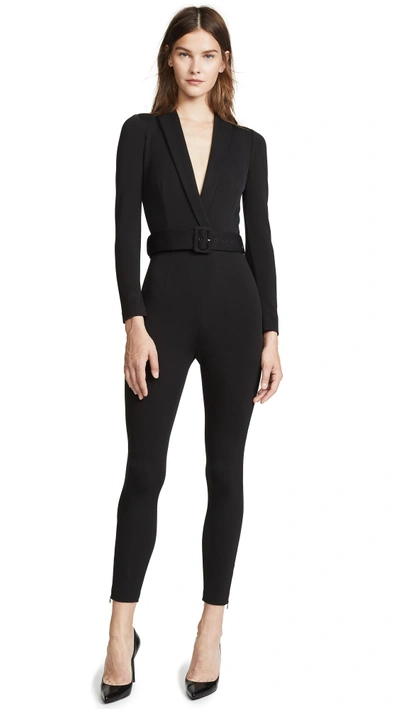 Shop Misha Collection Caroline Jumpsuit In Black