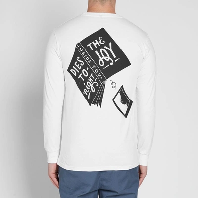 Shop By Parra Long Sleeve Joy Inside Tee In White