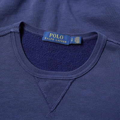Shop Polo Ralph Lauren Americas Cup Vintage Crew Sweat In Blue