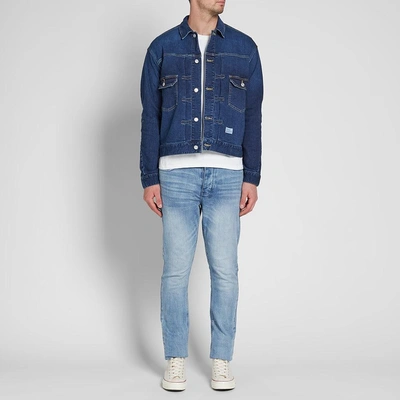 Shop Bedwin & The Heartbreakers Cassidy Denim Jacket In Blue