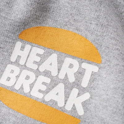 Shop Bedwin & The Heartbreakers Burger Heartbreak Hoody In Grey