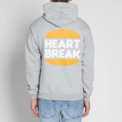Shop Bedwin & The Heartbreakers Burger Heartbreak Hoody In Grey