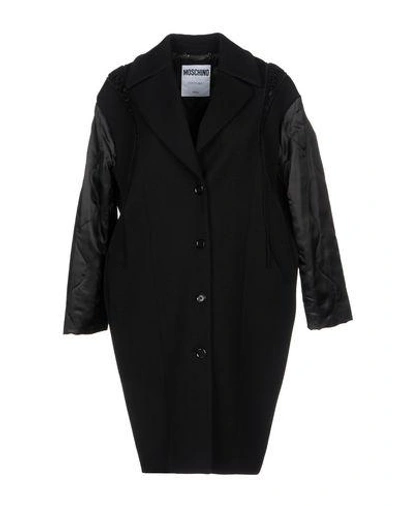 Shop Moschino Full-length Jacket In Black