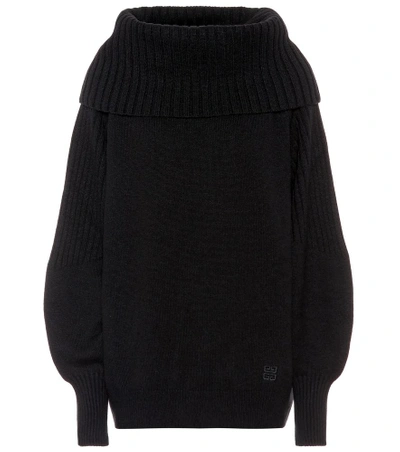 Shop Givenchy Oversized Cashmere Sweater In Black