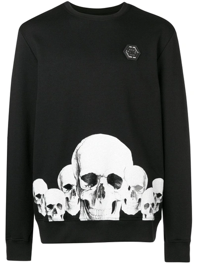Shop Philipp Plein Skulls Sweatshirt
